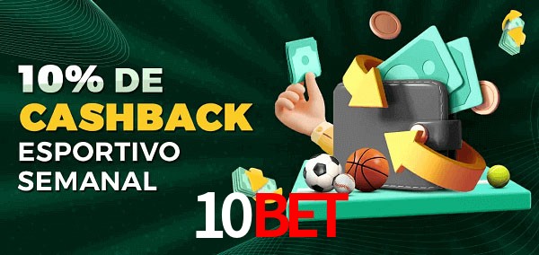 10% de bônus de cashback na 10bet